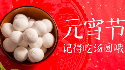 歡天喜地過元宵，祝您元宵快樂-上海邦森